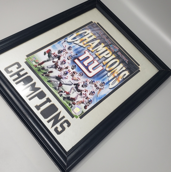 Framed Super Bowl XLII Champions New York Giants - Picture 8 of 10
